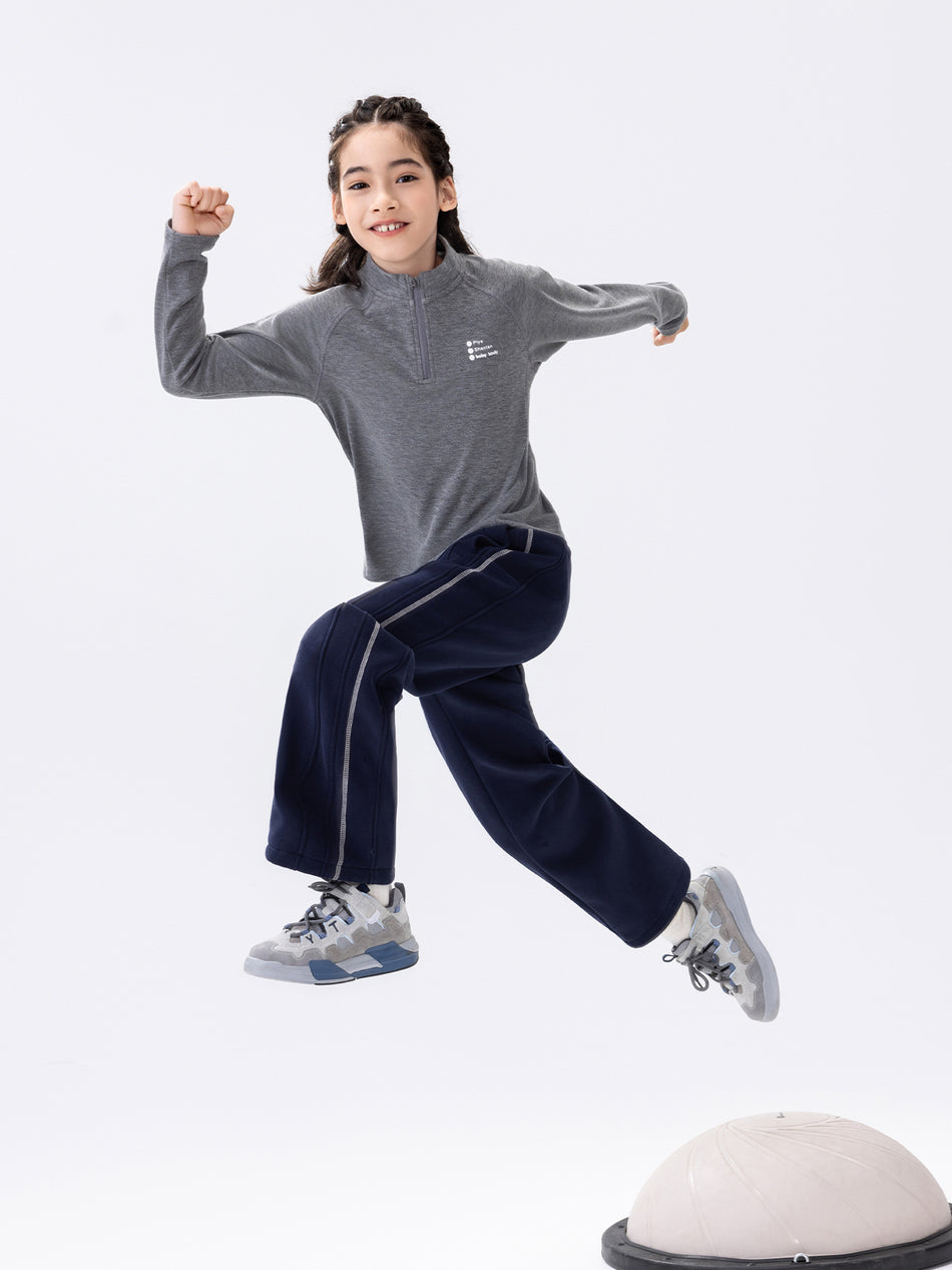 Babybody Winter Fleece-Lined Sweatpants for Boys and Girls 2025