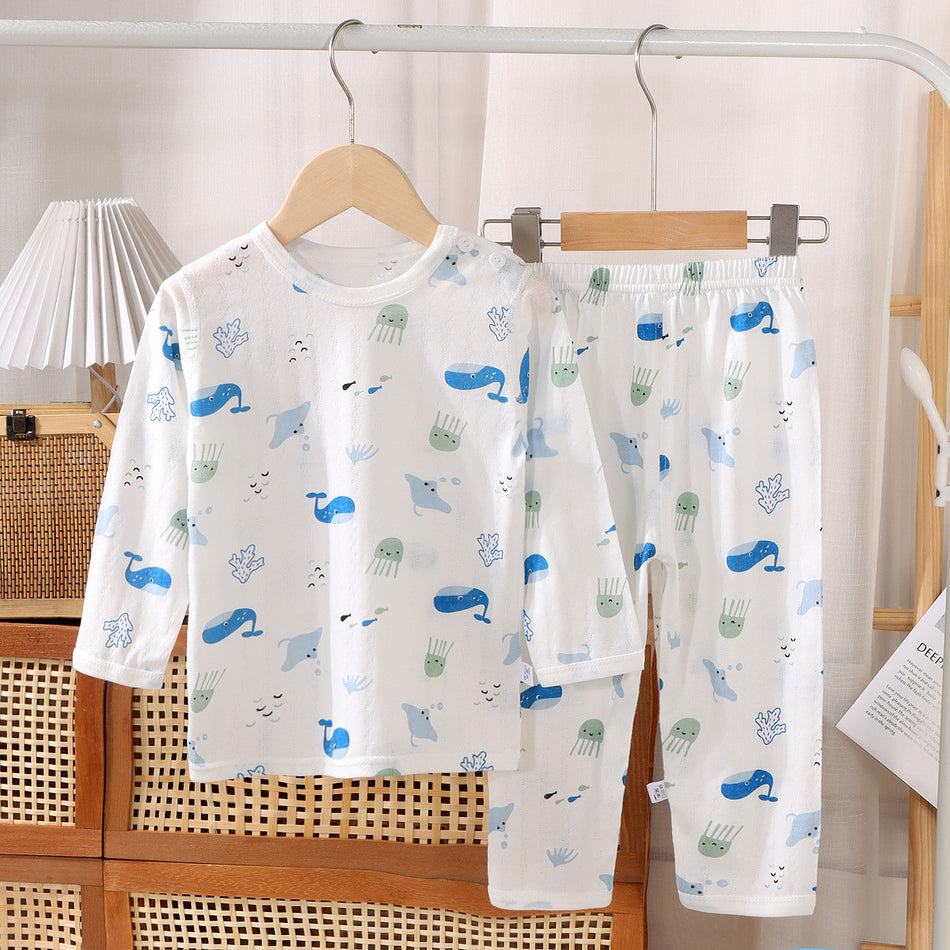Children’s Summer Long Sleeve Pajama Set
