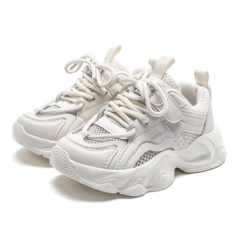 Girls Summer Sneakers 2024 Breathable White Shoes