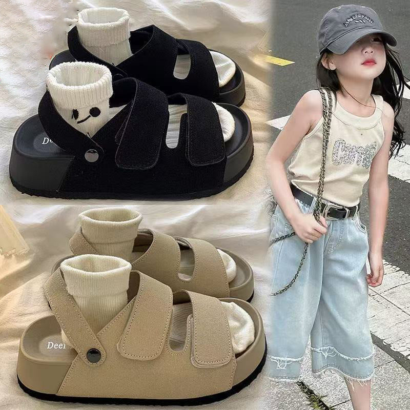 Kids’ Frosted Open-Toe Sandals