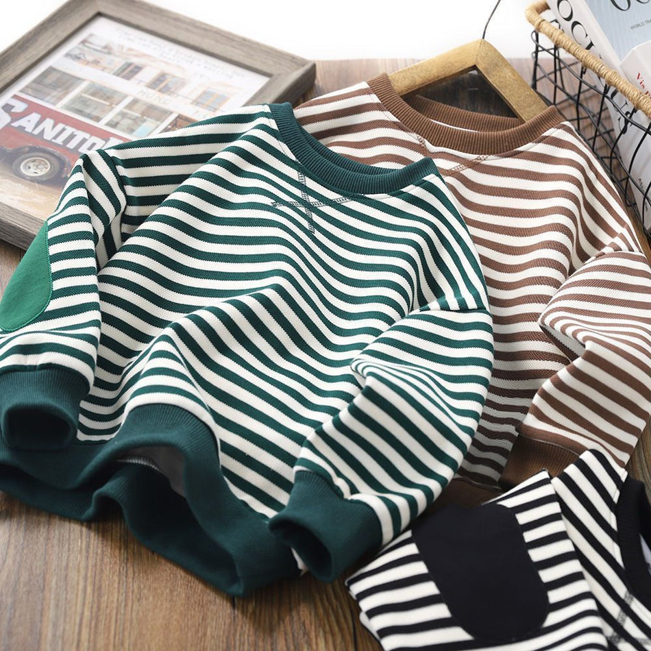 Kids’ Fleece-Lined Sweatshirt – Spring & Autumn Top