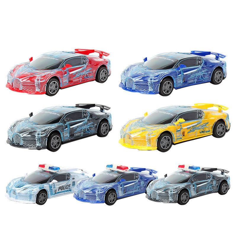 Luminous Music Sports Police Car Toy for Kids Night Play