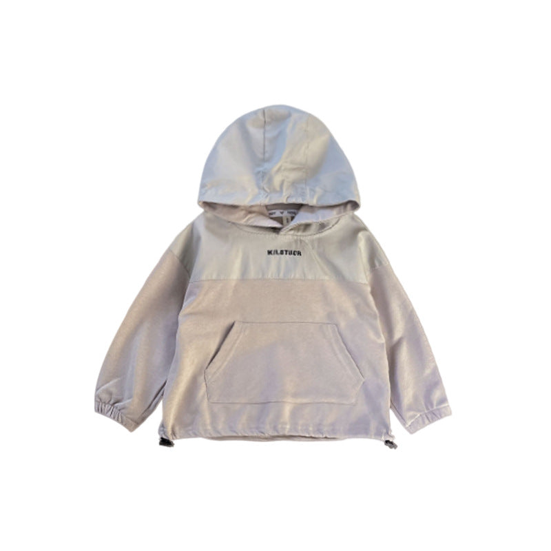 Boys' Hooded Sweatshirt – 2025 Autumn Printed Pullover