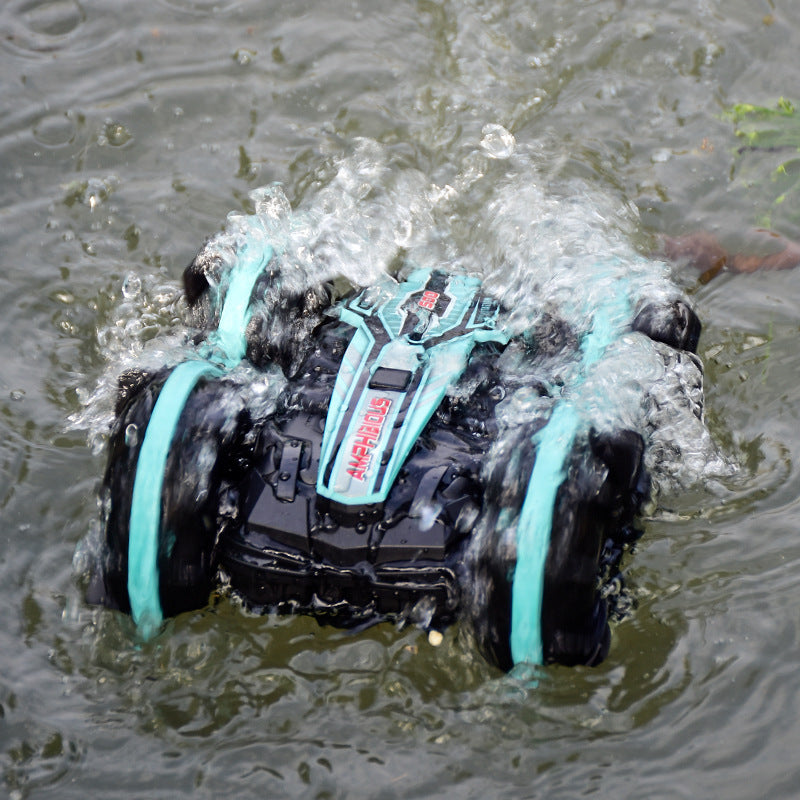 2.4G Amphibious RC Stunt Car Double-Sided for Kids