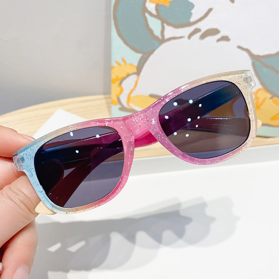 Girls Rainbow UV Protection Sunglasses Trendy Style