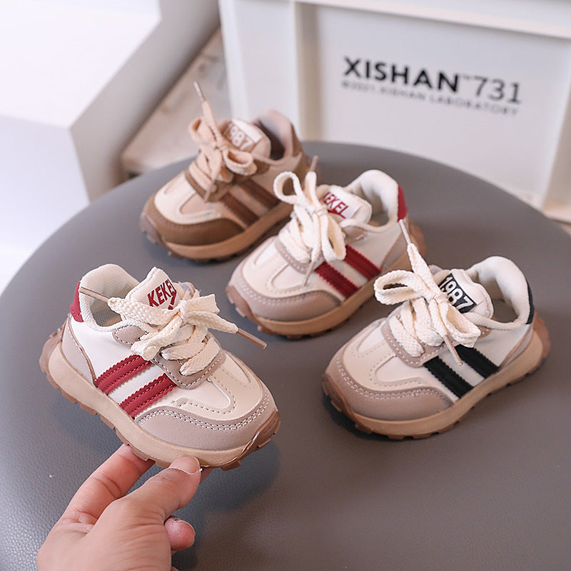 White Toddler Sports Shoes – Spring Shoes for Boys & Girls