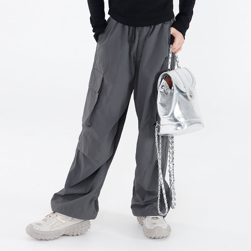 Kids' Cargo Pants Wide-Leg Summer Autumn Mosquito-Proof