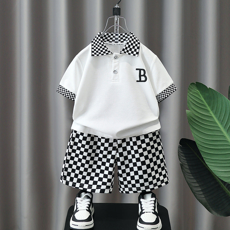 Stylish Boys’ Polo Shirt Set – Trendy Summer Wear for Kids
