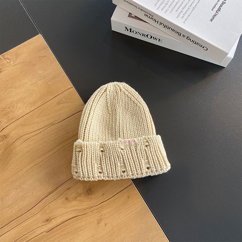 Kids Knitted Wool Hat – Trendy Autumn Winter Pullover