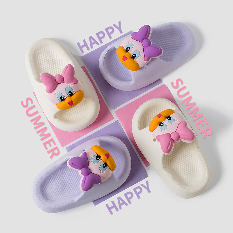 Cute Cartoon Girls’ Slippers – Summer Soft & Breathable