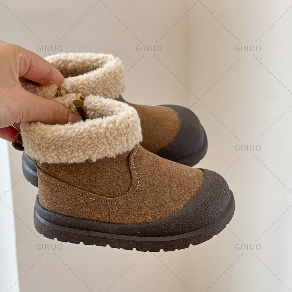 Baby Snow Boots Winter Warm Fleece Toddler Shoes