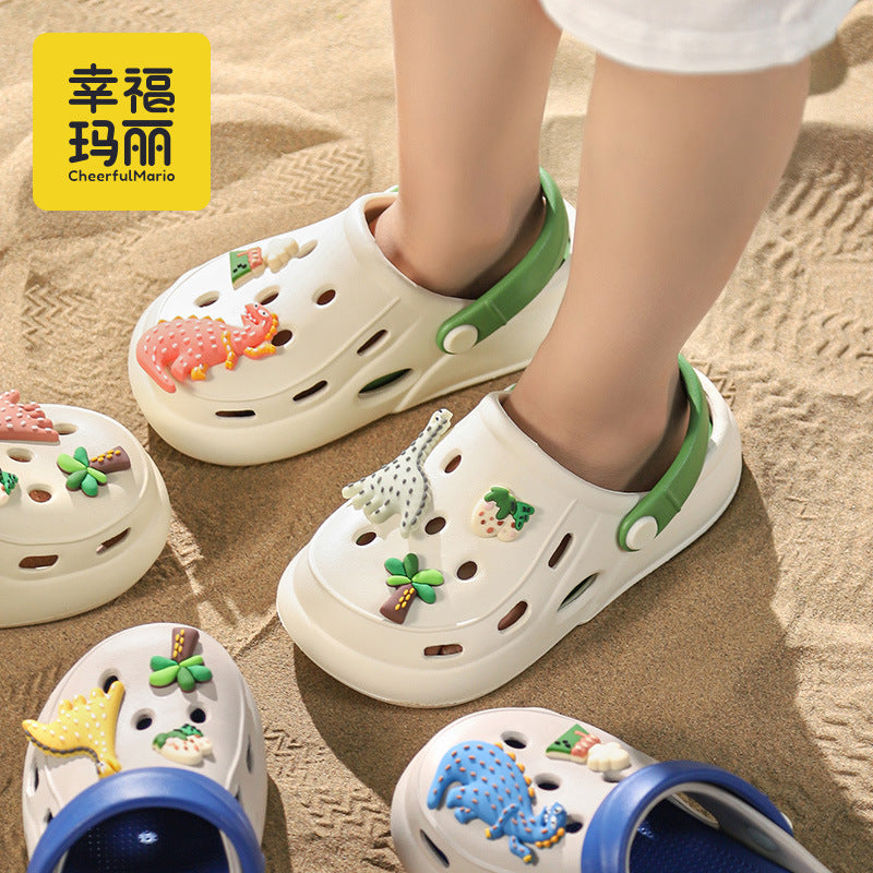 Happy Mary Kids’ Slippers – Cartoon Non-Slip Summer