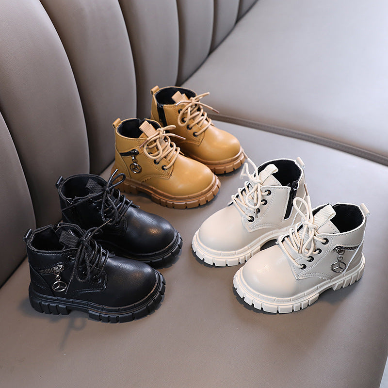 Toddler Martin Boots – Warm Shoes for 1–6 Yrs 👢❄️