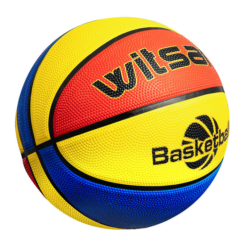 Wholesale Kids Basketball No.3–7 Rubber Indoor Outdoor Ball