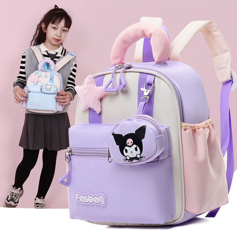 Kuromi Kids Backpack – Cute Kindergarten Travel School Bag