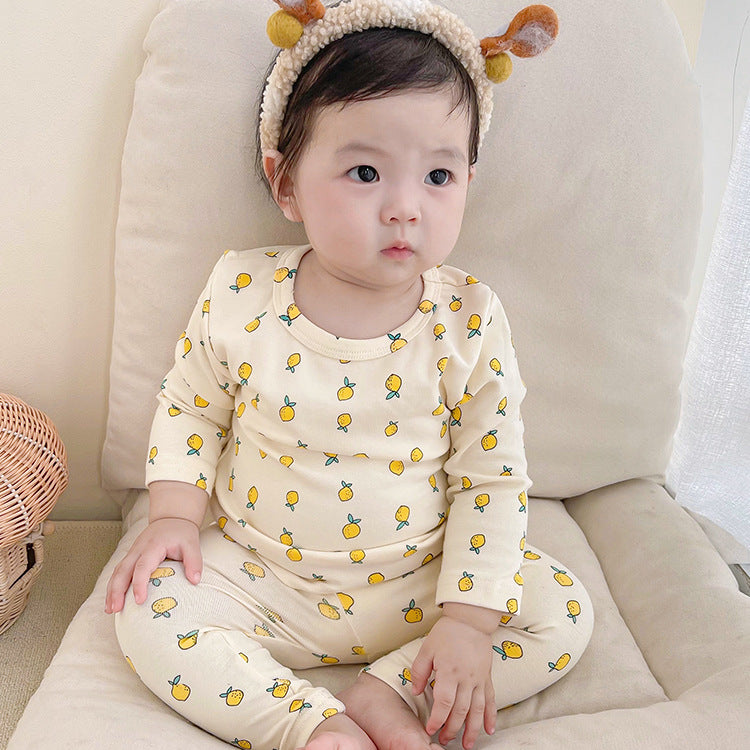 Baby Cotton Pajamas Belly Protection