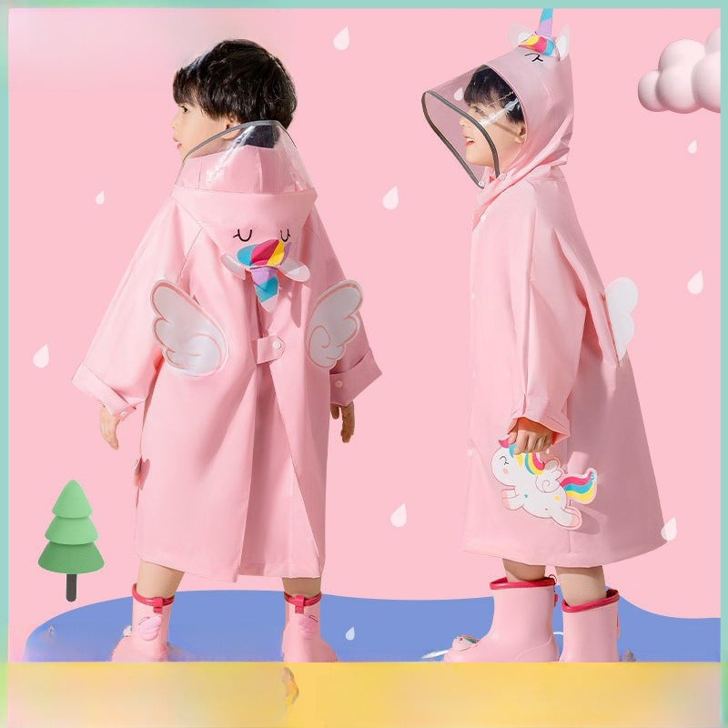 Girls’ Unicorn Raincoat | Cute Bunny Rainwear 2025