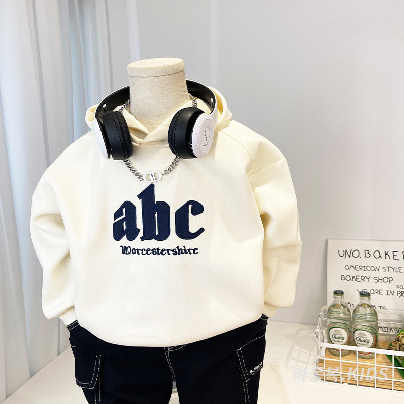 Boys' Autumn Casual Hoodie 2025 Stylish Sweatshirt