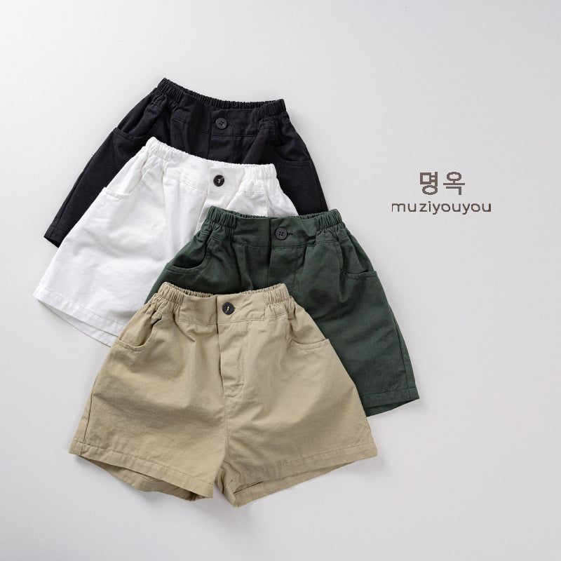 Kids Cotton Summer Shorts for Boys and Girls Casual Wear