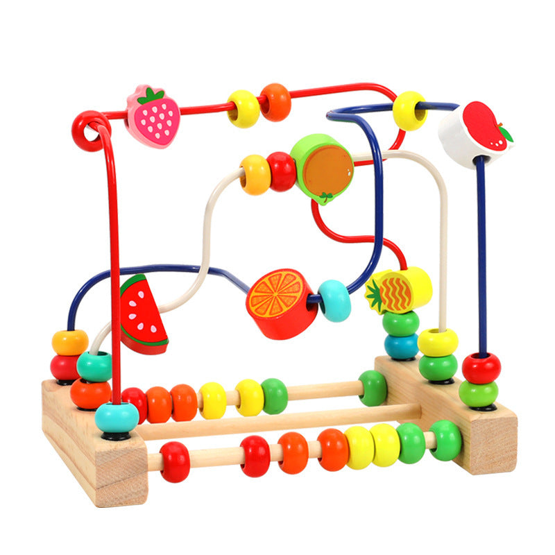 Montessori Bead Puzzle Toy for Babies 6+ Months