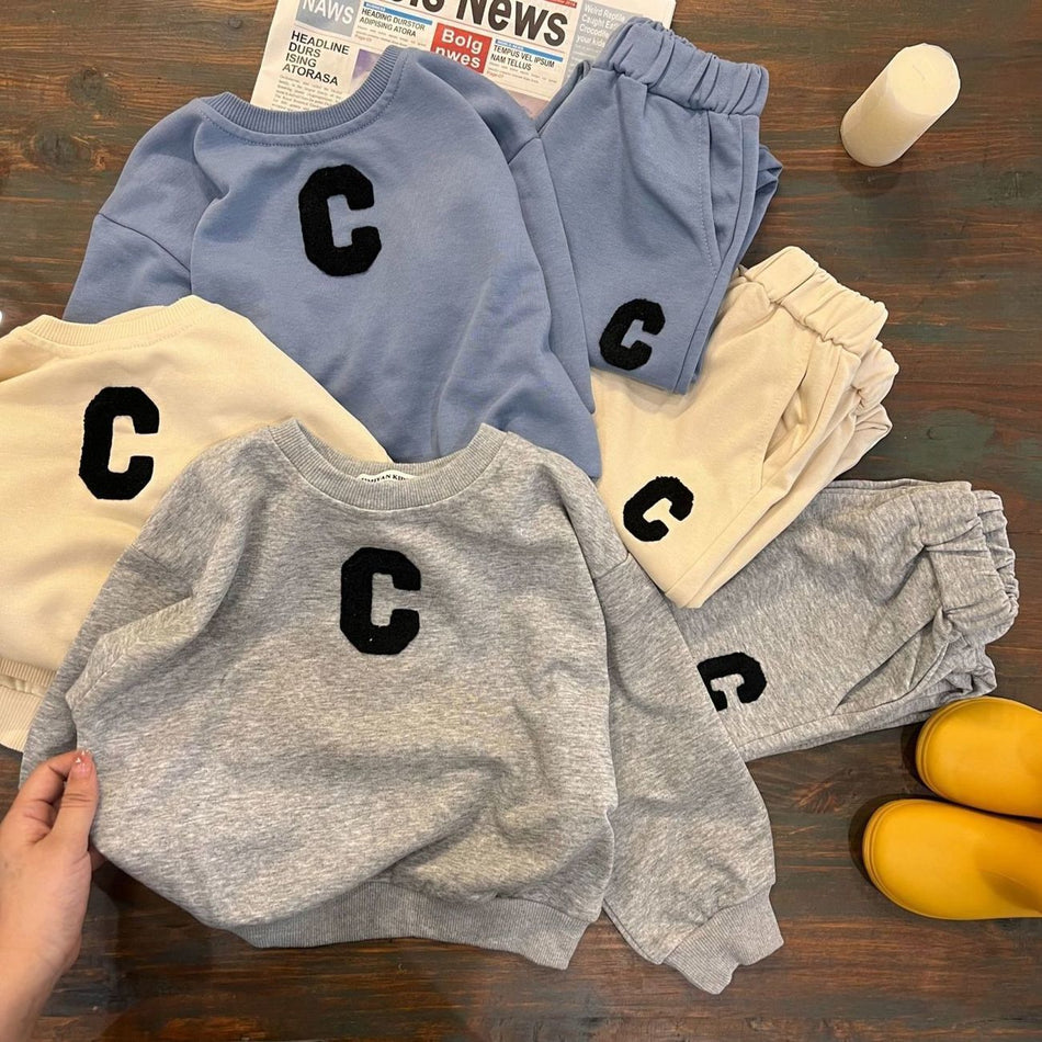 Boys’ Spring & Autumn Sweatshirt Set 2025