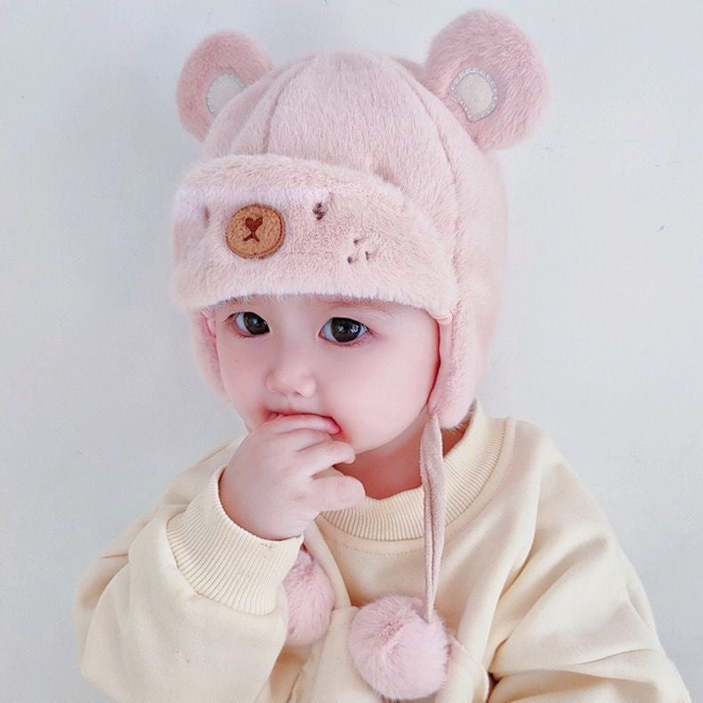 Baby Plush Winter Hat with Warm Earmuffs for Kids