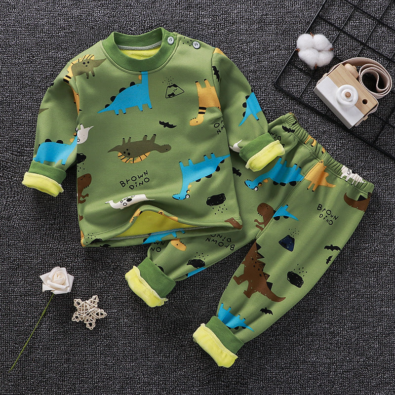 Kids’ Thermal Set – Fleece-Lined Winter Warm Wear
