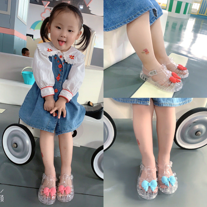 Baby Girls Cartoon Princess Jelly Sandals – Cute Summer Shoes