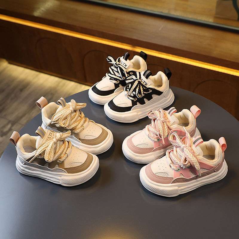 Spring Kids' Casual Sneakers with Soft Sole Comfort
