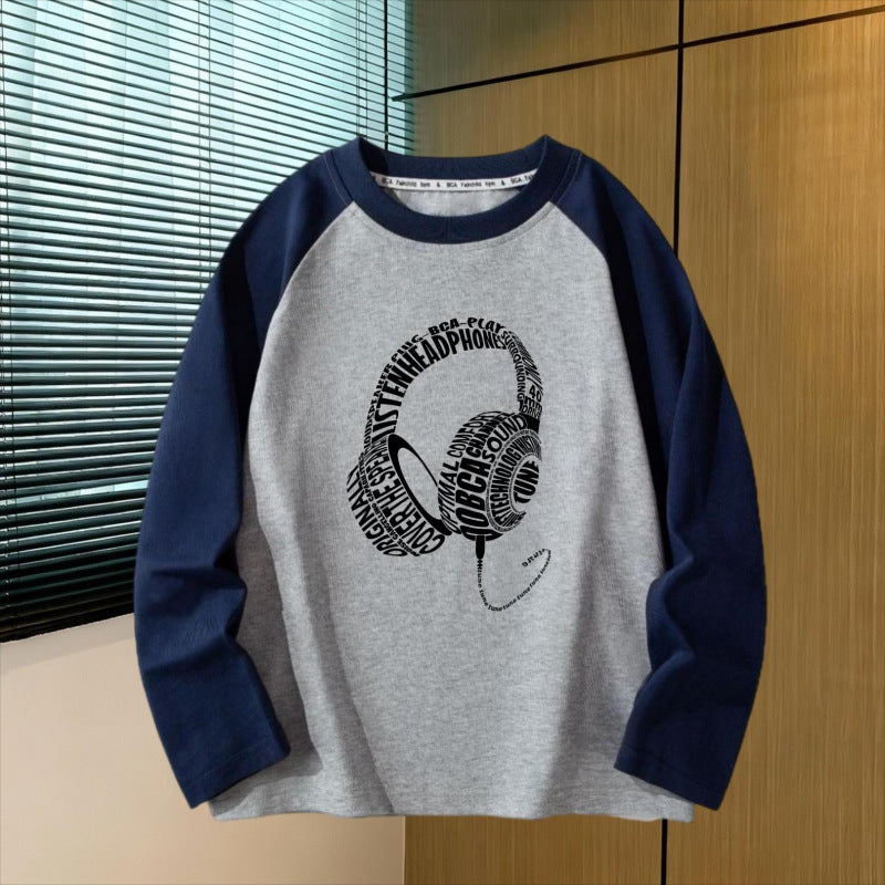 Customized Boys Sweatshirt Spring Autumn 2025 Hooded Shirt