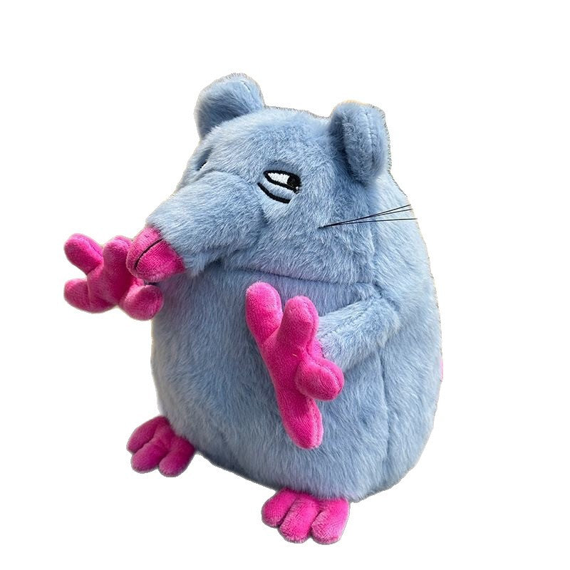 Creative Pisa Tower Mouse Plush Toy Soothing Gift Doll