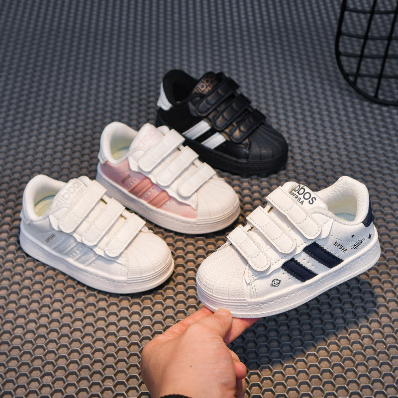 Kids Casual White Board Sneakers