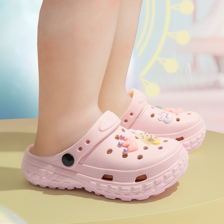 Girls’ Croc Shoes Summer Soft Sole Non-Slip Sandals