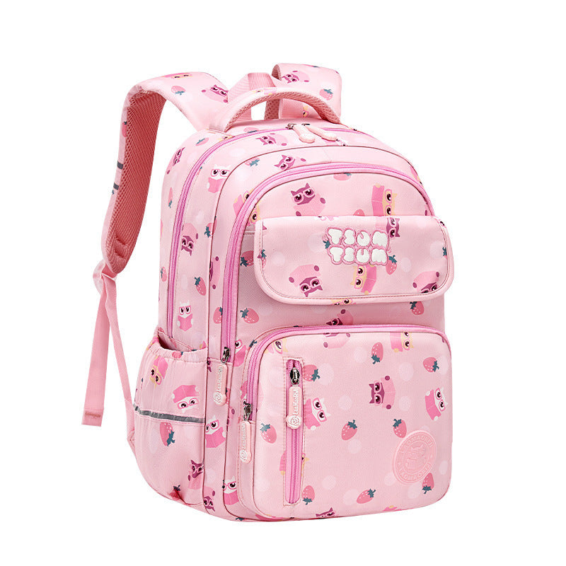 Spine Protection Shoulder Backpack for Girls Grades 1–6