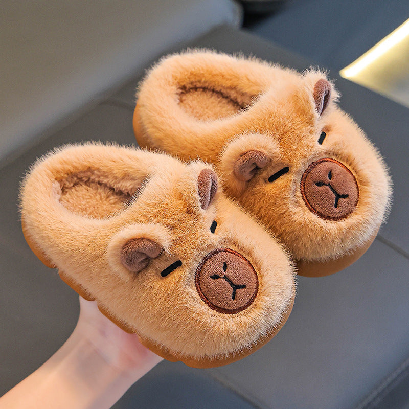 Capibara Winter Cotton Slippers