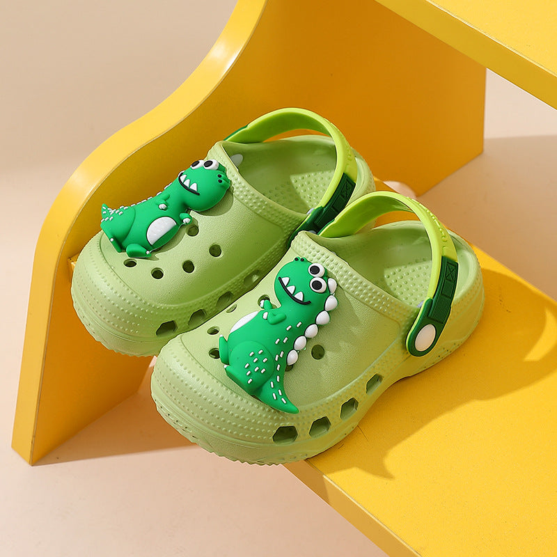 Children’s Cartoon EVA Hole Slippers Non-Slip Soft Sandals for Kids
