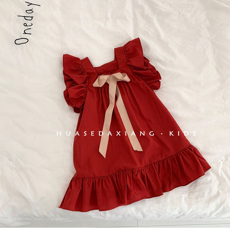 Pink House Korean Princess Dress 2024 – Flying Sleeve