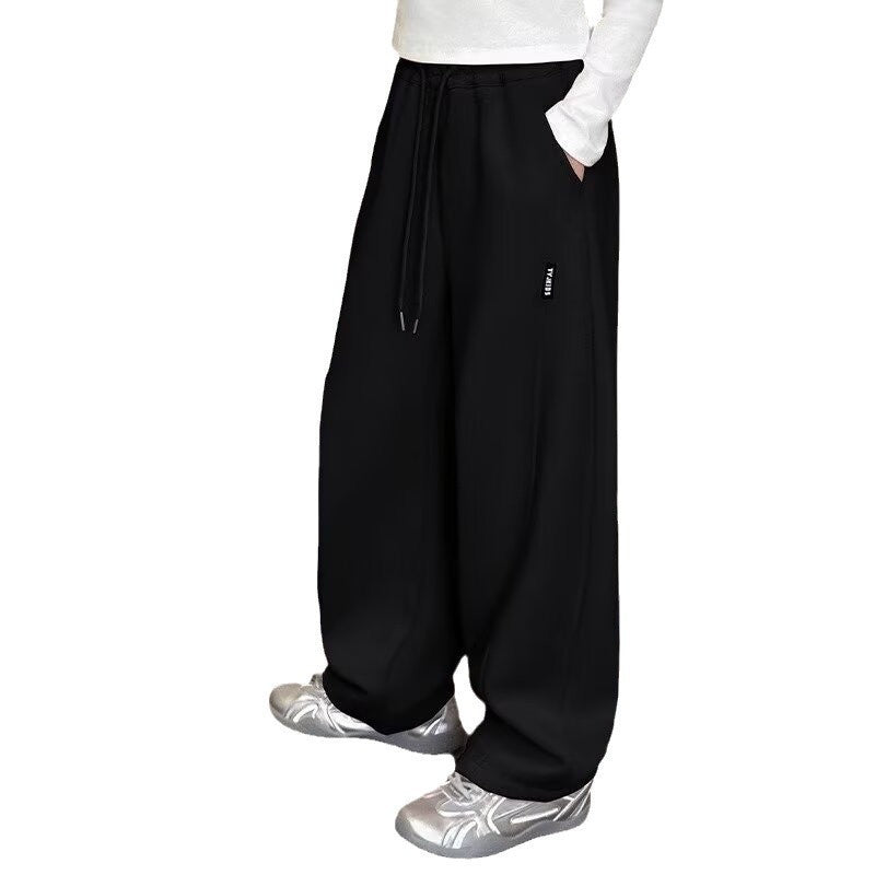 Girls’ Autumn & Winter Western-Style Sweatpants