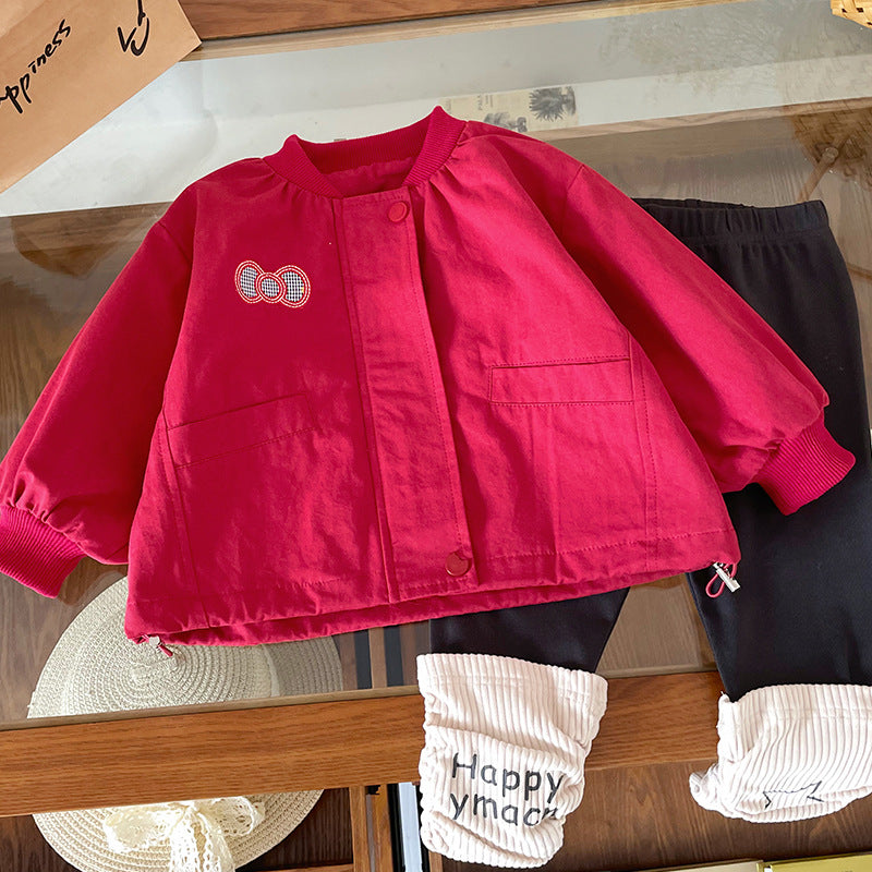Korean KT Cat Drawstring Jacket