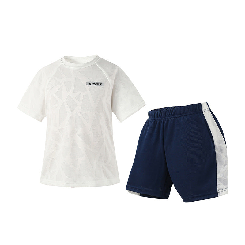 2025 Kids Quick-Dry Summer Sports T-Shirt & Shorts Set