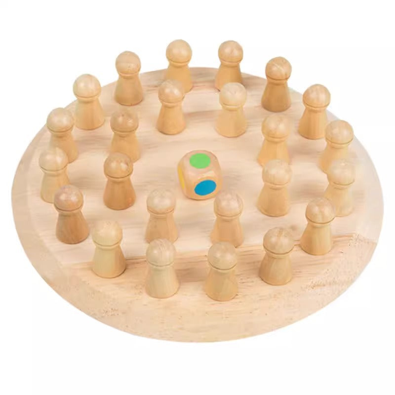 Wooden Memory Chess Game – Kids Brain Booster Toy