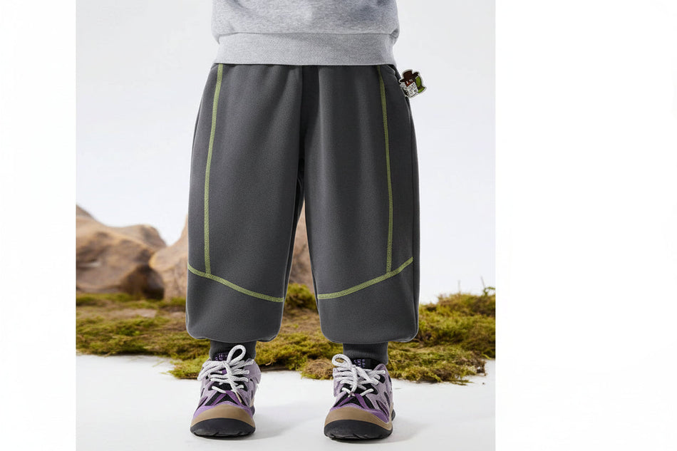 Kids Anti-Static Fleece Sweatpants Winter