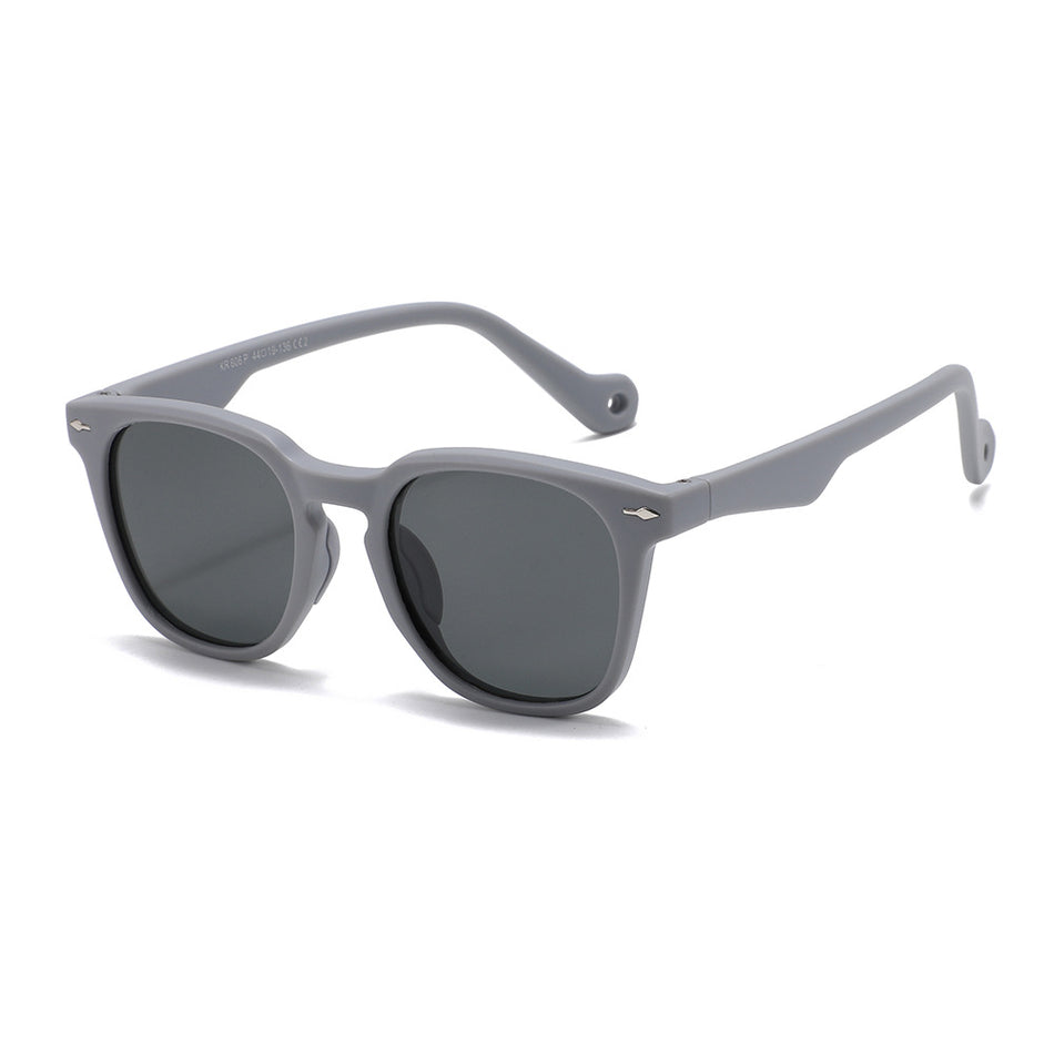 TPEE Polarized Kids Square Sunglasses with UV400