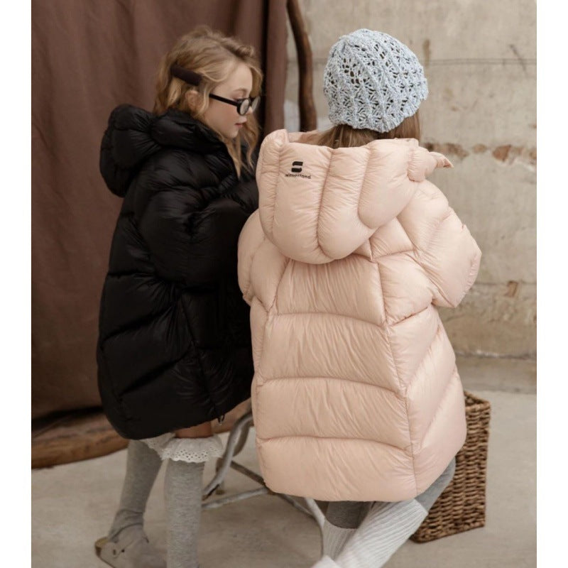 Girls’ Three-Proof Down Cotton Jacket