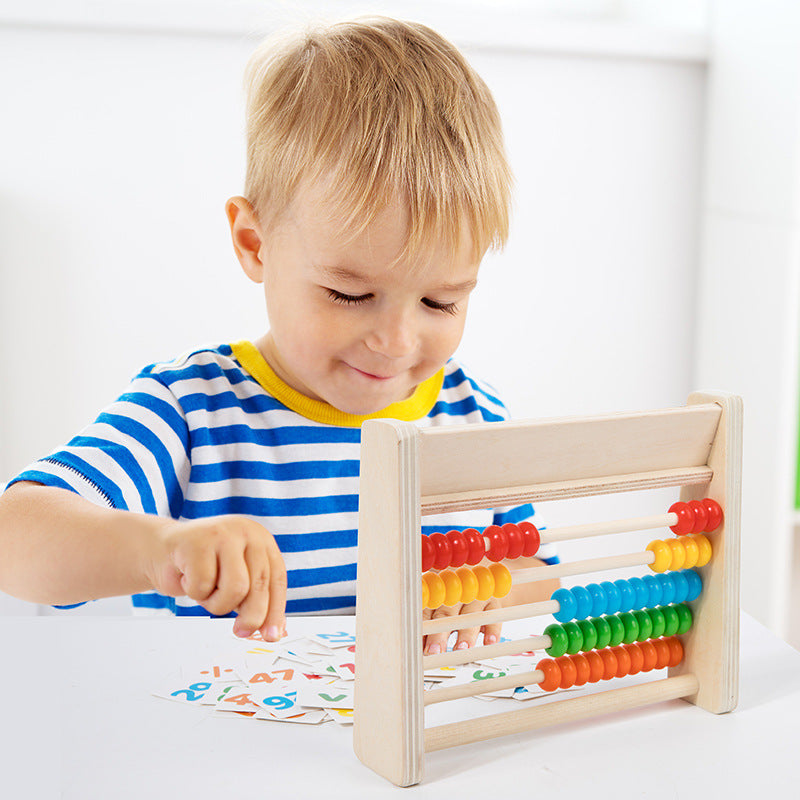 Five-Speed Abacus for Kids Math Early Learning Toy