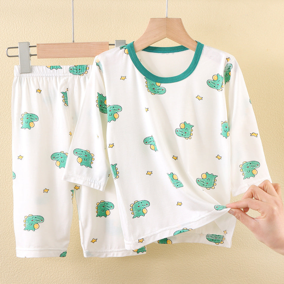Children’s Modal Boneless Pajama Set – Summer Wear