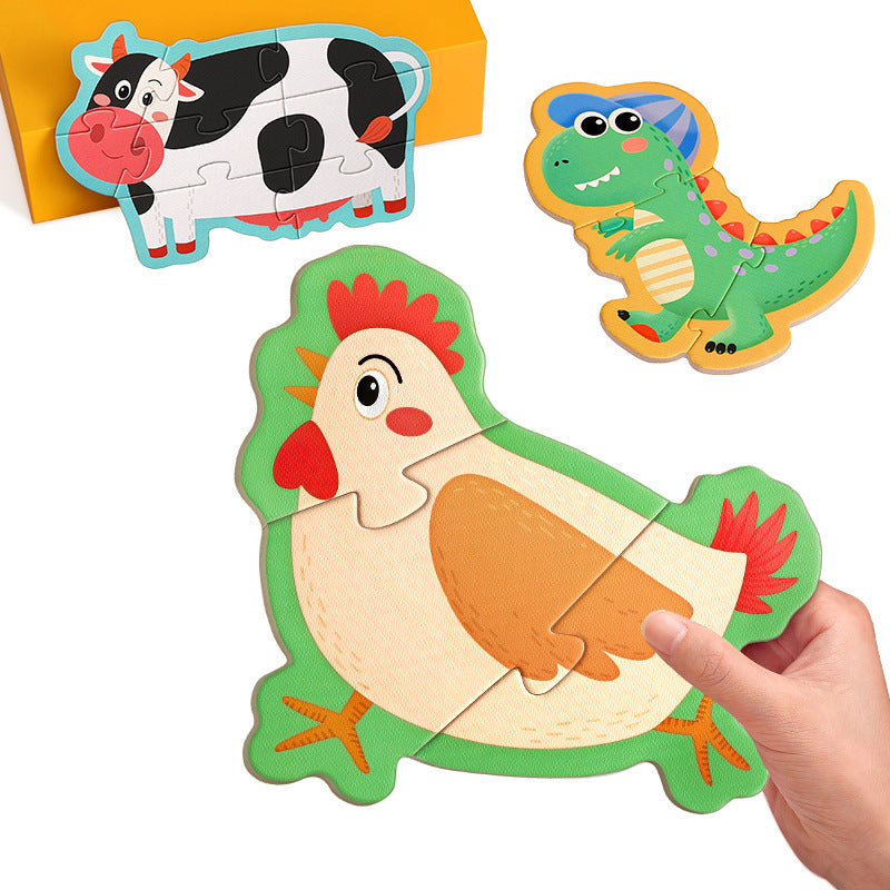Large Animal Puzzle for Babies 0–3 Years – Early Learning
