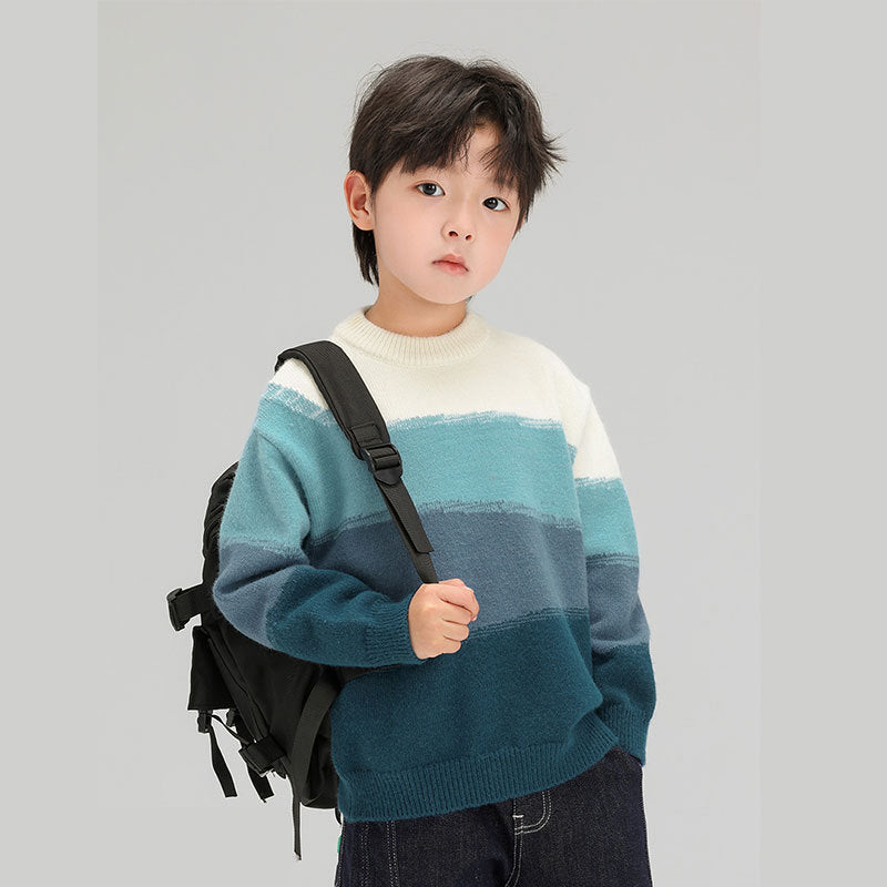 Boys’ Fleece-Lined Sweater – Autumn & Spring 2025
