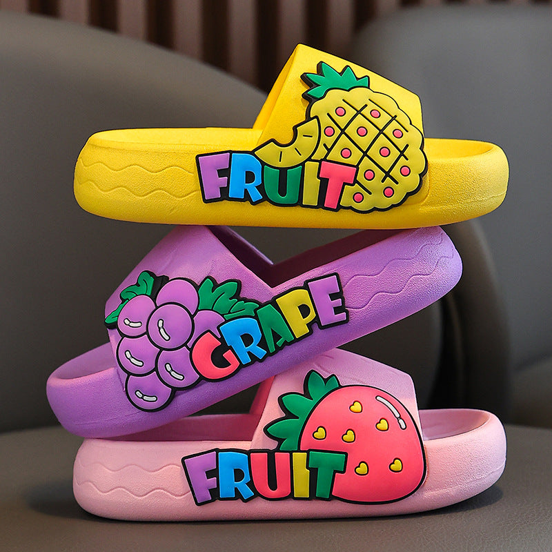 Strawberry Princess Girls’ Slippers – Cute & Non-Slip