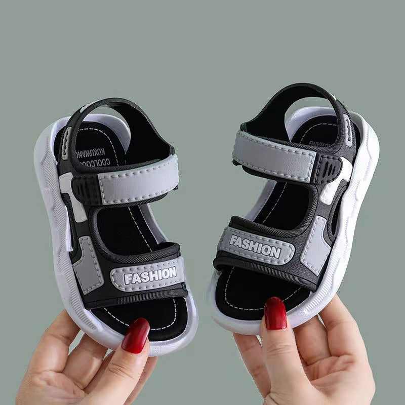Korean Style Kids' Beach Sandals – Soft, Safe & Stylish for Summer